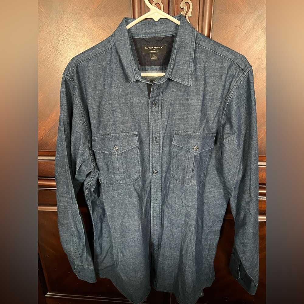 Banana Republic Indigo Denim Shirt